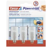 tesa 57544-00010-20 POWERSTRIPS® Ganci adesivi Small Trend Cromo (opaco) Conten