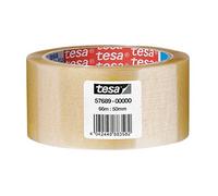 Tesa 57689-00000-00 Nastro da Imballo Acrilico, Svolgimento Silenzioso, Trasparente CONFEZIONE DA 6 PEZZI