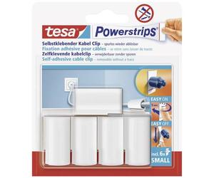 tesa 58035-00016-20 POWERSTRIPS® Clip per cavi Bianco Contenuto: 5 pz.