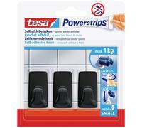 tesa 58278-00000-20 Black Hooks S Gancio adesivo Powerstrips piccolo angolare (
