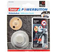 tesa®, gancio con adesivo Powerbutton Classic (Ø x T) 50 mm x 31 mm 59330