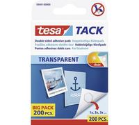 tesa 59401-00000-01 TACK Tappetini adesivi a due lati Trasparente Contenuto: 20