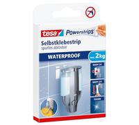 Tesa 59700-00000-00 Powerstrips Waterproof Large Striscia Adesiva | Strisce Adesive Impermeabili per Cucina e Bagno - Strisce di Fissaggio Autoadesive, Capacità Massima 2 kg
