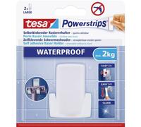 tesa 59703-00000-03 Powerstrips® Waterproof - gancio porta rasoio in plastica b