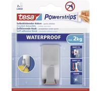 Tesa 59707-00000-01 Powerstrips Waterproof Zoom Gancio Adesivo, Metallo