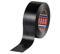 Tesa 60462 Duct Tape - Nastro Americano Telato Extra Forte per Riparazioni, Fissaggio, Imballaggio, Sigillatura, Emergenze, Tutti gli utilizzi - Per interni ed esterni - 50 mm x 50 m (Nero)
