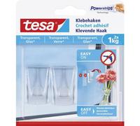 tesa 77735-00000-00 Gancio adesivo grande Trasparente Contenuto: 2 pz.