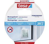 tesa 77741-00000-00 GLASS Nastro per fissaggio ® Powerbond Trasparente (L x L)