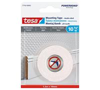 Tesa 77742 - 00002 - 00 nastro biadesivo montaggio SMS permanente per superfici ruvide, bianco