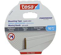 Tesa 77743-00002-00 SMS Nastro biadesivo permanente per superfici strutturate, bianco, 5 m x 19 mm