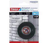 tesa 77748-00000-00 BRICK & STONE Nastro per fissaggio ® Powerbond Nero (L x L