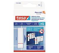 tesa 77761-00002-00 Strisce adesive Rimovibili per Piastrelle e superfici Metalliche, Weiß, 3 kg per Strip