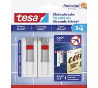 tesa 77765-00000-00 77765 Vite adesiva regolabile Bianco Contenuto: 2 pz.