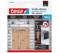 Tesa 77908-00001-00 Vite Adesiva Rettangolare per Mattone e Pietra 10 kg, Acciao