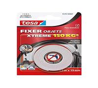 Tesa Adesivo double face fissaggio ultra forte, 150 kg, 1,5 m x 19 mm