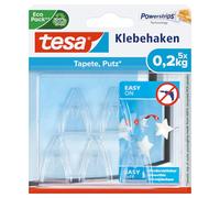tesa Adhesive Hook for Transparent & Glass 0.2kg