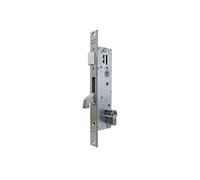 Tesa Assa Abloy 2240BE203NI Serratura Monopunto A Scatola Stretta A Leva Bascolante Gancio Rinforzato Per Profili Metallici Inox Ingresso 20 mm 2240BE