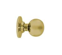 Tesa Assa Abloy 3905SSLP Set di pomelli a sfera per porte in ottone lucido funzione 05 palla