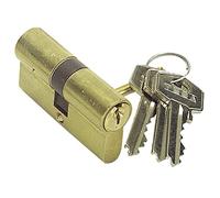 Tesa Assa Abloy, 50303030L, Cilindro Standard, TE5, Leva lunga, Chiave - Chiave Ottone, 30 x 30 mm
