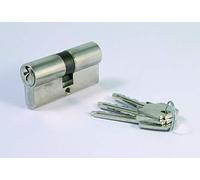 Tesa Assa Abloy 50303575N, Cilindro di sicurezza, TE5, Leva lunga, Chiave, nichelato, 35 x 75 mm