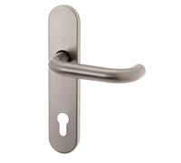 Tesa Assa Abloy MSI0L885IS16 - Set di maniglie, colore: argento, 85 mm