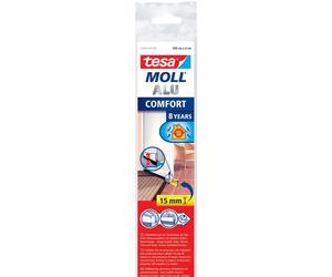 Tesa asta sottoporta Tesamoll Comfort per pavimenti non uniformi bianca Bianco