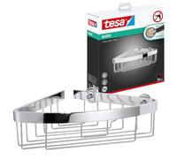 Tesa Cestino per Doccia Aluxx, Alluminio Cromato Lucido, Autoadesivo, Tecnologia Adesiva di Montaggio, 87mm x 300mm x 147mm