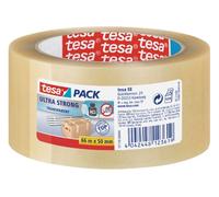 Tesa Clear - Nastro per imballaggio in PVC, ultra solido, torre di 6 rotoli, 50 mm x 66 m