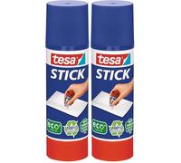 Tesa Colla Stick Promo - Colla Attacca e Stacca per Carta e Cartone - senza Solventi Ed Ecologica - 1 x 40 g (Confezione da 2)