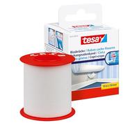 Tesa Copri Crepe - Nastro Telato elevatamente Elastico e Autoadesivo per la Riparazione di Crepe e Fori - 10 m x 50 mm