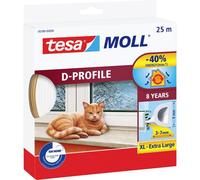 tesa D-Profil 05389-00000-00 Guarnizione adesiva tesamoll® Bianco (L x L) 25 m