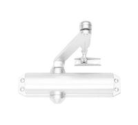 Tesa DC120-9016 Assa Abloy - Chiudiporta con braccio snodato per porte, colore: Bianco DC120