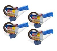Tesa Dispenser Per Nastro Adesivo Starter Set Con 4 Dispositivi + 4 Rulli