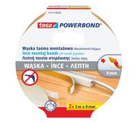 TESA doppelseitiges Schaumstoff-Klebeband für LED-Leisten schmal 2x 5m x9mm