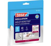 TESA 05445 WS - Guarnizione in gomma tesamoll®, Profilo a E, 10 m, bianca