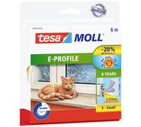 tesa E-PROFILE 05463-00120-00 Guarnizione adesiva tesamoll® Bianco (L x L) 6 m