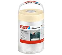 tesa® Easy Cover Pellicola UNIVERSALE Telo Protettivo per Mascheratura, 25m x 550mm, Trasparente