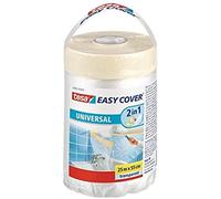 tesa® Easy Cover Pellicola UNIVERSALE Telo Protettivo per Mascheratura, 25m x 550mm, Trasparente