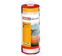 tesa Nastro per pittura Easy Cover Perfect+ 56572 – 2in1 pellicola + washi, 17 m x 2,60 m