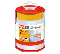 tesa Easy Cover Perfect+ Dispenser XL - 2 in 1, pellicola e nastro washi per mascherature in pratico dispenser - Per tagli puliti e precisi - Copri lama integrato - 33 m x 0,55 m