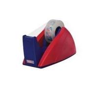 tesa Easy Cut Dispenser da tavolo, blu scuro, scarico per pellicola adesiva 19 mm x 33 m, stabile (57421-2)