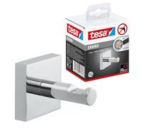 Tesa Ekkro Appendi Asciugamani A Barra, Metallo Cromato Lucido, Autoadesivo, Tecnologia di Montaggio Adesiva, 50mm x 645mm x 60mm