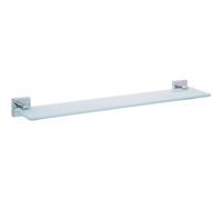 Tesa Ekkro Porta Spazzolino da Denti, Metallo Cromato Lucido, Autoadesivo, Tecnologia di Montaggio Adesiva, 95mm x 67mm x 110mm