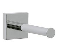 Tesa Ekkro Portarotoli Carta Igienica di Scorta, Metallo Cromato Lucido, Autoadesivo, Tecnologia Adesiva di Montaggio, 50mm x 50mm x 125mm