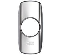 TESA EMB855CM Rosetta decorativa per Porta, cromo opaco, Modello 855, Complemento per Rosetta di Protezione E800, Adattabile a E700