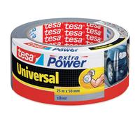 tesa extra Power Universal - Fabric-Reinforced Duct Tape for Repairing, Fastenin