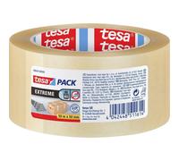 tesa Pack Solid & Strong - Nastro avvolgente silenziosamente/nastro per la chiusura sicura dei pacchetti. Disponibile in: trasparente e marrone