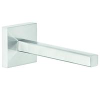 Tesa Exxclusiv, Cestino per Doccia Autoadesivo, Look Acciaio Inox, Design Sofisticato, Inox Assicurato, 55mm x 265mm x 120mm