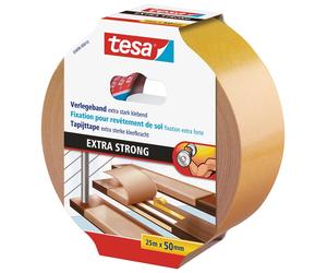 tesa Flooring Tape Extra Strong Adhesive - Double Sided Adhesive Tape for Laying