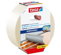 tesa Flooring Tape Removable Without Residue - Fabric-Reinforced, Double Sided A